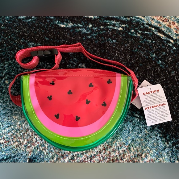 Disney Mickey Mouse Icon Watermelon Waist Pack Bag - Picture 3 of 5